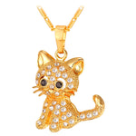 Pendentif Chat Or