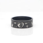 Black Meow Cat Ring
