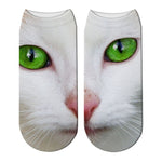 Chaussettes Chat Yeux Verts