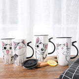Happy Kawaii Cat Mug