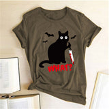 Assassin Cat T-Shirt (Brown)