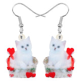 Boucles d'Oreilles Chaton dans Panier