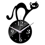 Horloge Chat Dos Rond